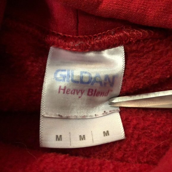 Gildan Heavy Blend Pullover Hoodie Mens M Used Table Rock Lake - Picture 10 of 12